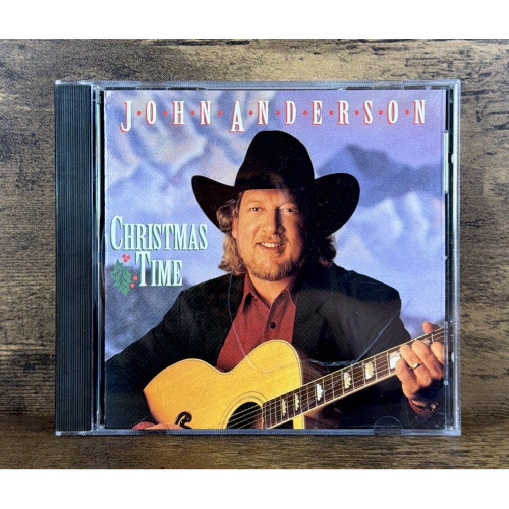 John Anderson Christmas Time CD 1994 BNA Records Country Holiday Music